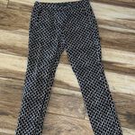 Adrianna Papell Adrianna Pappel black patterned skinny ankle pants Photo 0