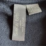 Sweaty Betty  Navy Pullover Sweatshirt Thumb Holes Size Small Photo 6