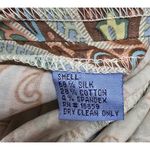 J. McLaughlin Womens size 4 Colorful Pastels Paisley Cropped Pants Silk Blend Photo 4