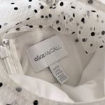 Alice McCALL Mysteria White Polka-Dot Tiered Tulle White Long Sleeve Midi Dress Photo 2