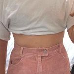 Kendall + Kylie Pink Corduroy Skirt  Photo 0