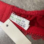 Honeydew® Intimates for Madewell Camellia Flower Lace Bralette size Large Red Photo 6