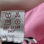 Adrianna Papell  Pink Floral 100% Silk Midi Dress‎ Size 8 Party Wedding Cocktail Photo 9