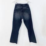 ANINE BING  frayed high-rise bootcut jeans in dark gray Photo 3