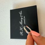 Macy's R.H. Macy & Co. 925 Sterling Silver 1/10 carat Diamond Band Ring size 6” Photo 3