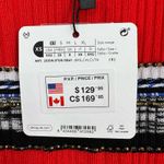 Desigual  Sweater XXS‎ Red Beading Detail Stripes New Photo 7