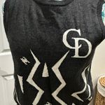 100% Wool sweater vest with CD initials not sure who the brand is Black Photo 0