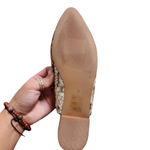 Madewell  Margo Slingback Snake Embossed Mule Size: 7 Photo 4