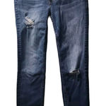 Vigoss  Thompson Tomboy Distressed‎ Jeans Dark Wash Denim Skinny Size? Photo 0