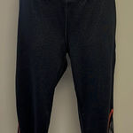 Marvel  Hero Elite Athletic Black w/ Abstract Design & Mesh Cropped Leggings-XL Photo 0