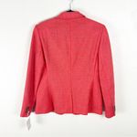 Lands' End LANDS’ END 100% Wool Plaid Lined Long Sleeves Double Button Blazer, Size 8P Photo 1