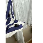 Lara Krude White Blue Striped Top Women's Sz. M Size M Photo 4