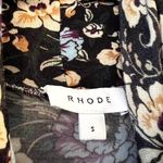 Rhode floral maxi tunic dress size S black beige SW Photo 3