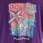 Vintage Wellington Apparel myrtle beach single stitch‎ T Shirt Women’s Size XL Purple Photo 3