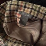 Ann Taylor  size 4 four Burberry style plaid mini skirt with buttons on the side Photo 7