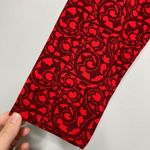 Lands' End Dress Womens Large Red Jersey Faux Wrap Graphic Print Career Office Photo 4