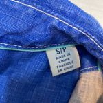 Tommy Bahama 60 Small Petite Sea Glass Breezer Hawaiian Blue 100% Linen Shirt Photo 6
