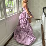 Love Shack Fancy Adair High Low Taffeta Maxi Dress In Purple Size 12/XL Photo 8