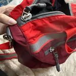 Fossil  Burgundy Red Duffel Bag Carry-On Travel Gym Bag Weekend Bag‎ Key Fob Photo 5