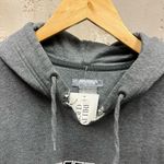 Nike  Vintage Y2K Gray Embroidered Swoosh Logo Fleece Hoodie XL Gray Tag XL Gym Photo 4