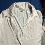 Barefoot Dreams  Cream Button-Up Shirt Photo 0