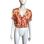 House of Harlow 1960 X Revolve Yellow Crop Top Size M Photo 1