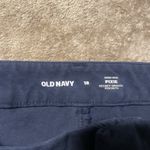 Old Navy  Pants Womens 18 Plus High Rise Pixie Navy Blue Ankle Casual Straight Photo 1