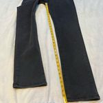 Bebe NWT high rise straight leg embellished charcoal wash jeans gray denim 8 Photo 7