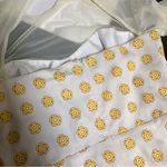 Opening Ceremony NWT Daisy Print Sheath Dress Mesh Panel Cream Pastel Yellow Y2K Photo 6