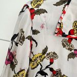 Diane Von Furstenberg  Women’s 4 Kate Silk Top Charlottenburg Floral Flawed Photo 1