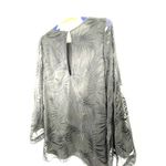 Show Me Your Mumu Swing Mini Dress Size Small Black Embroidered Bell Sleeve Photo 5