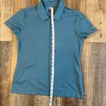 Nike Golf Women's Zip Up Polo Golf Short Sleeve Blue Shirt Size Small Photo 6