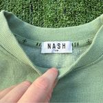 NASH Soft Green Crewneck Sweatshirt, Size S/M Photo 2