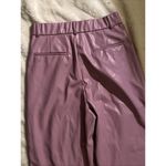 &merci &merci Faux Leather Pink Wide Leg Pants size M Photo 2