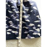 H&M Strapless Short Dress Fit & Flare Navy Blue Print Pleated Skirt Pockets Sz 6 Photo 11