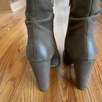 Steve Madden Ruling Taupe Leather Suede High Heel Ankle Slouchy boots Size 10 Photo 10