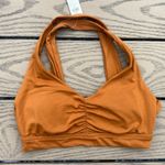 Aerie NWT  real me stretch sports bra small burnt orange brown Photo 0