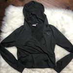 Puma new gray cropped hoodie medium Photo 0