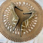 Escada Gold Strappy Heeled Sandals Size EU 38 Photo 4