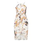 Wish AUS Wild Flower Midi Dress size Small Halter Floral Sleeveless Hourglass Photo 1