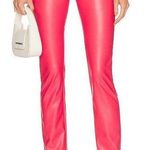 MOTHER Pink THE DAZZLER SKIMP GERANIUM Straight Leg High Waist JEANS Size 27 New Photo 0