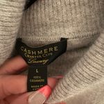 Charter Club Cozy Cashmere Cream Turtleneck Sweater Photo 2