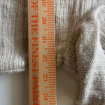 J.Jill  Women's Textured Button Front Jacket Beige‎ Rayon Linen Blend Medium Photo 7