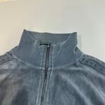 Juicy Couture  Vintage Track Jacket Medium Made USA Gray Velour Y2K Zip Up Photo 6