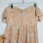 Dress the Population River Fit and Flare Midi Dress Blush Pink Womens Medium Photo 9