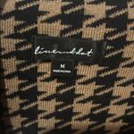 Line and Dot  Brown and Black Houndstooth Sweater med Photo 2