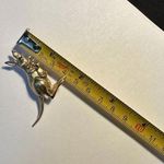 Signed Avon Brooch Pin Gold Tone Kangaroo Mom Figural Photo 3