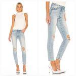 Mother Superior Sz 25 The Super Stunner Ankle Distressed Jeans Say Amen Again Blue Photo 2