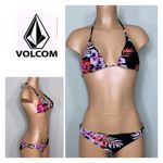 Volcom New.  palm leaf string bikini Photo 1