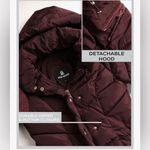 Steve Madden Women's Puffer Coat - Deep Burgundy Photo 3